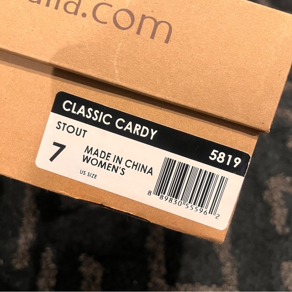 UGG CLASSIC CARDY SWEATER KNIT BOOTS IN BROWN - Picture 15 of 15